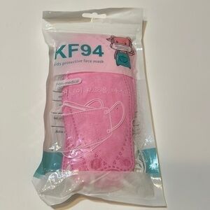 Face mask kids pink non medical protection mask